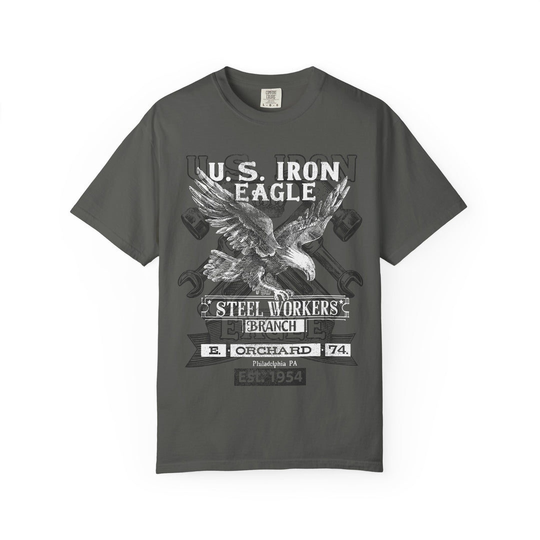 U.S. IRON EAGLE STEEL WORKERS Mens WUNDERLAND Short Sleeve Tee