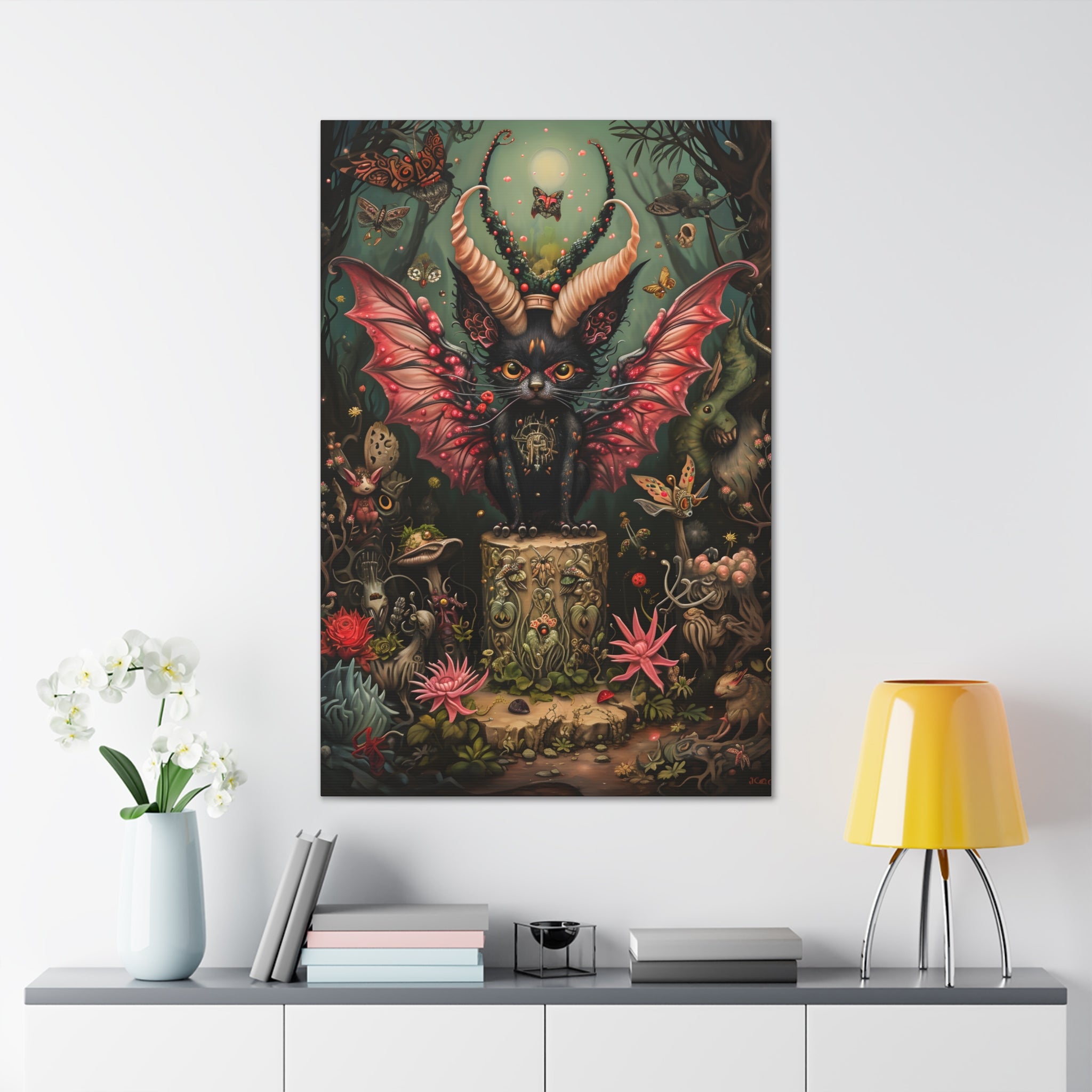 The Secret Meeting Canvas Print