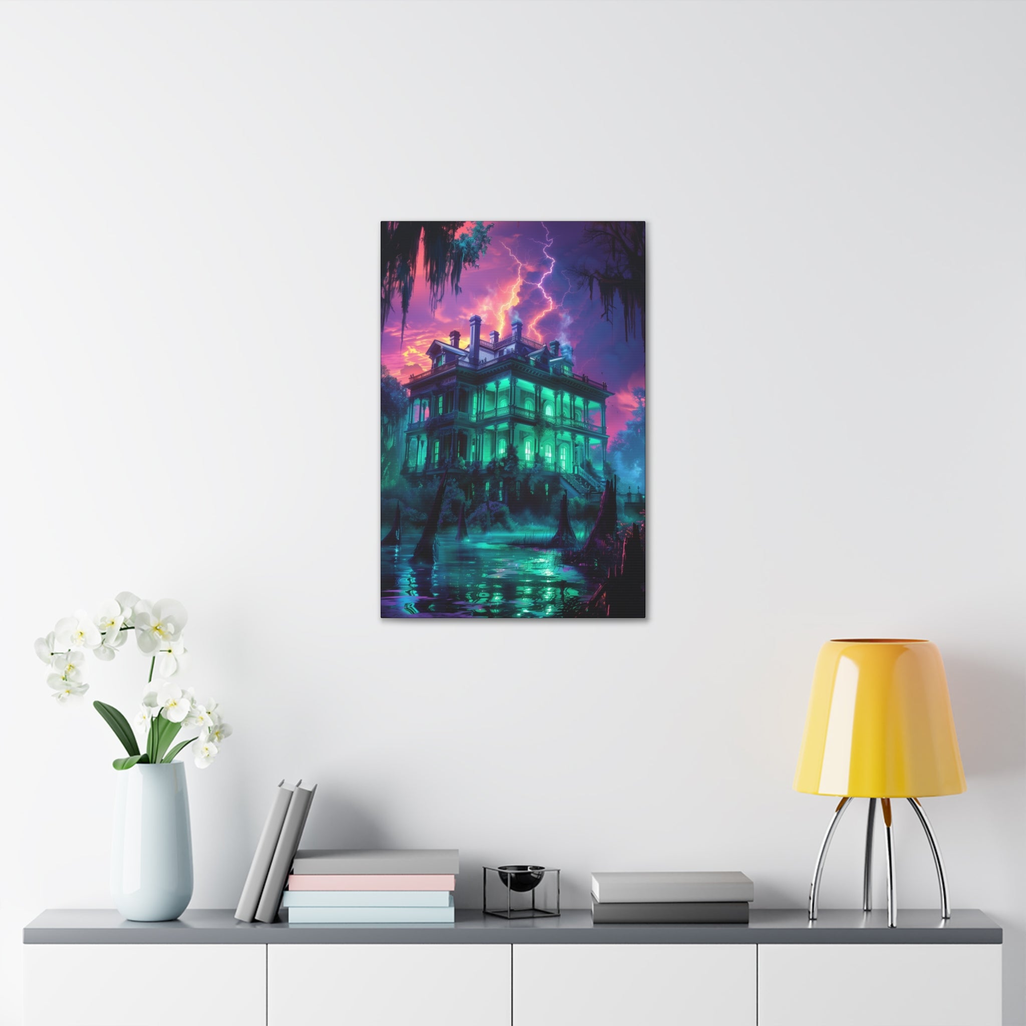 The Haunted Swamp Canvas Print