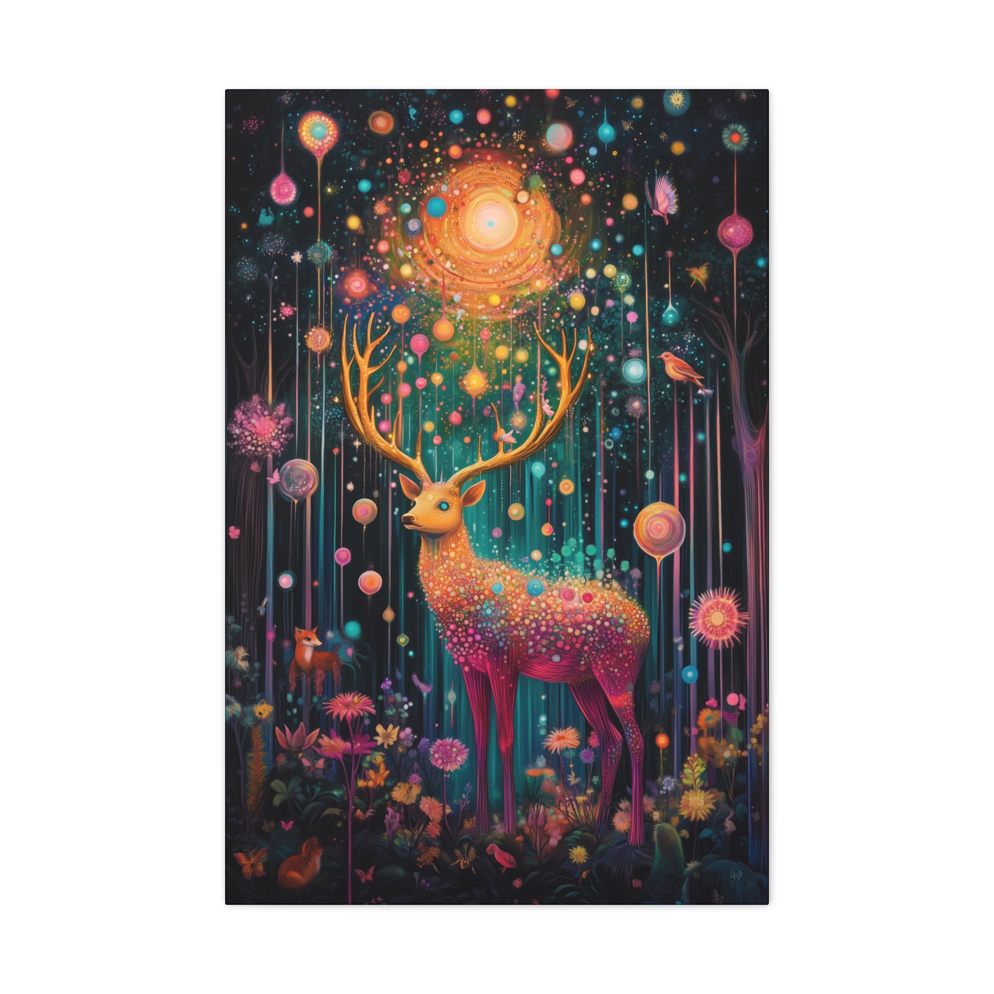 Luminous Woodlands Canvas Print