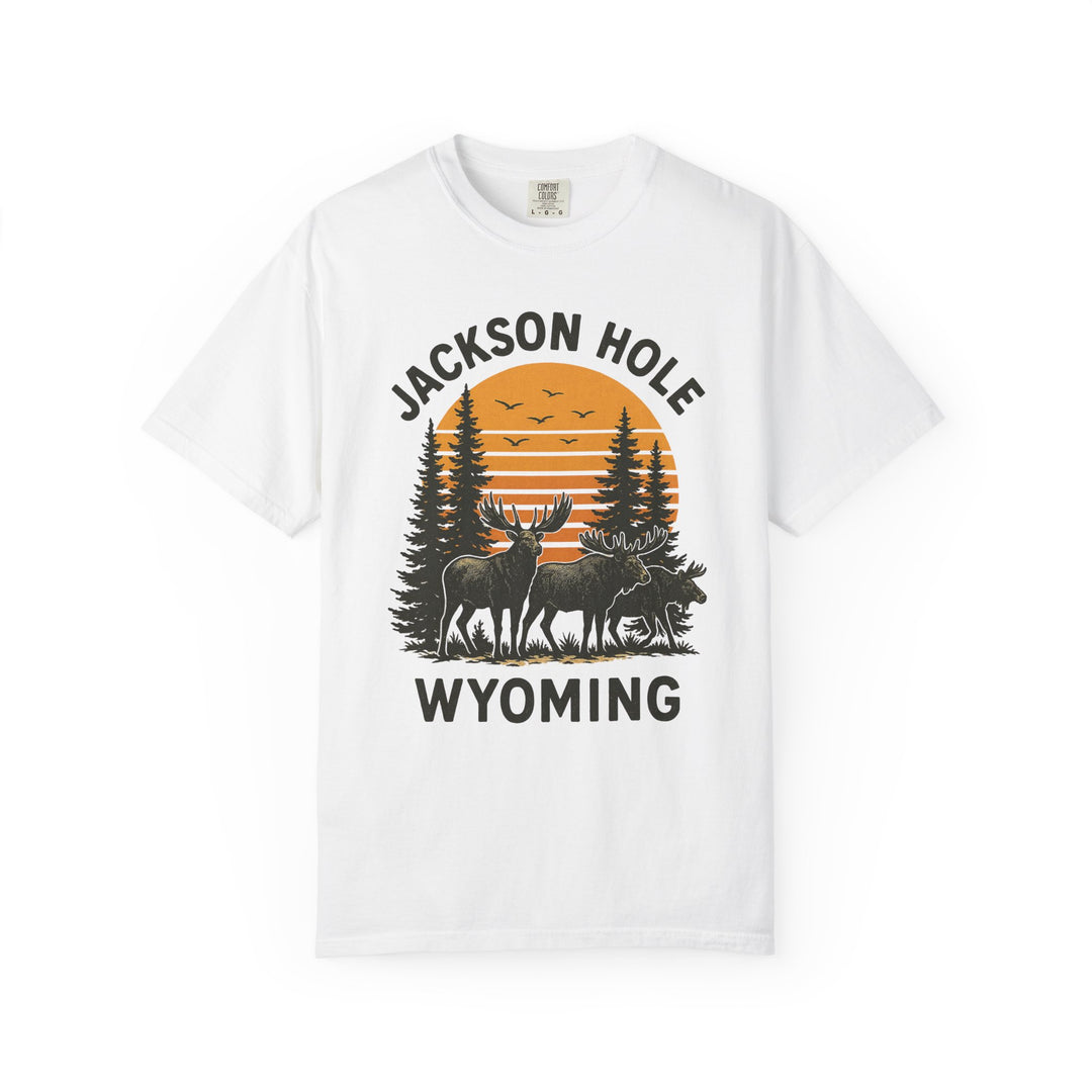 JACKSON HOLE WYOMING DEERS Mens WUNDERLAND Heritage Short Sleeve Tee