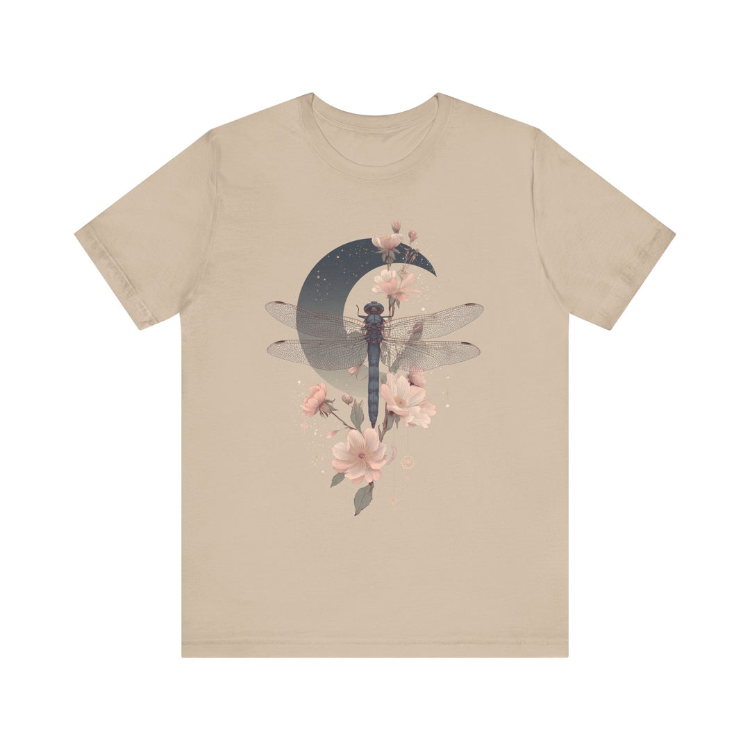 Dragonfly Moon Floral Vintage Boho Womens L&