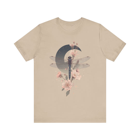 Dragonfly Moon Floral Vintage Boho Womens L&