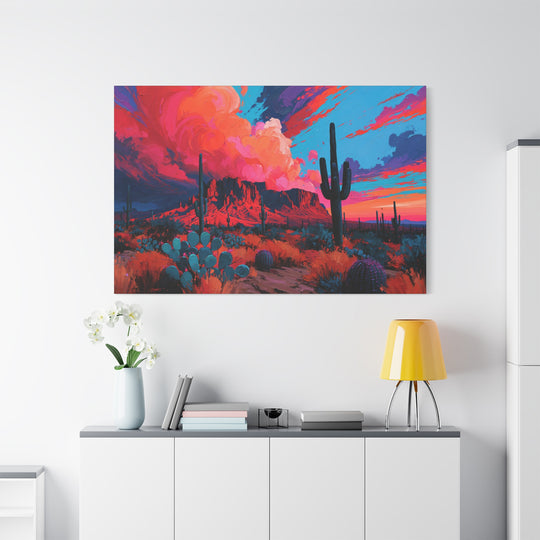 Sunrise Desert Skies Canvas Wall Art