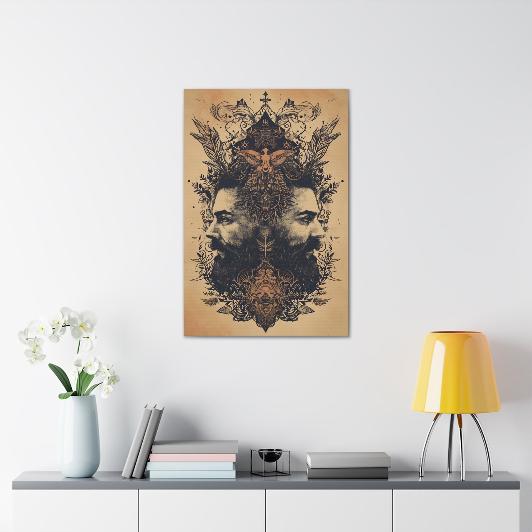 Dualing Duality Canvas Print