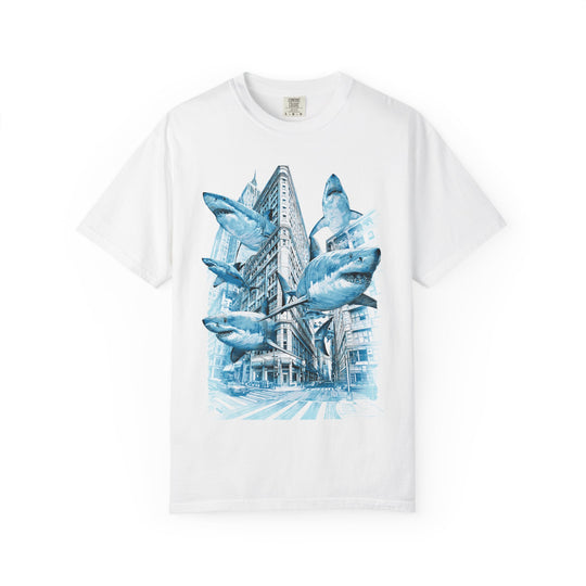 Swimming With Sharks City Mens AQUAVIDA Short Sleeve Tee