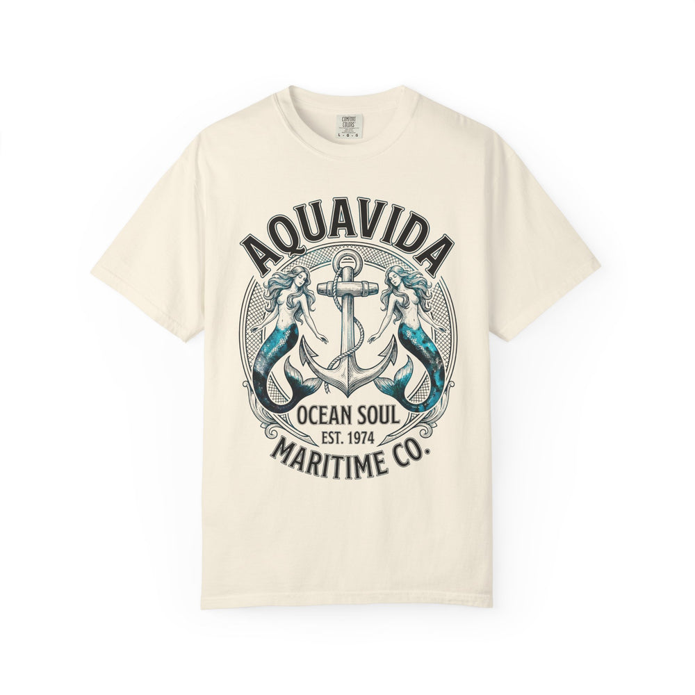 Ocean Soul Maritime Co. Mens AQUA VIDA Short Sleeve Tee