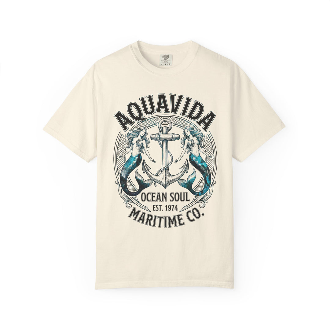 Ocean Soul Maritime Co. Mens AQUA VIDA Short Sleeve Tee