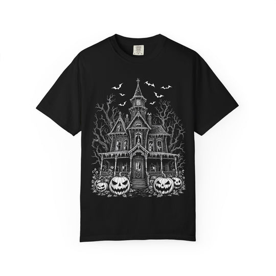 Spooky Haunted House Womens WUNDERLAND Halloween Booteek Short Sleeve Tee