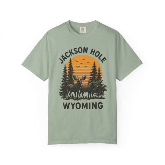 JACKSON HOLE WYOMING DEERS Mens WUNDERLAND Heritage Short Sleeve Tee