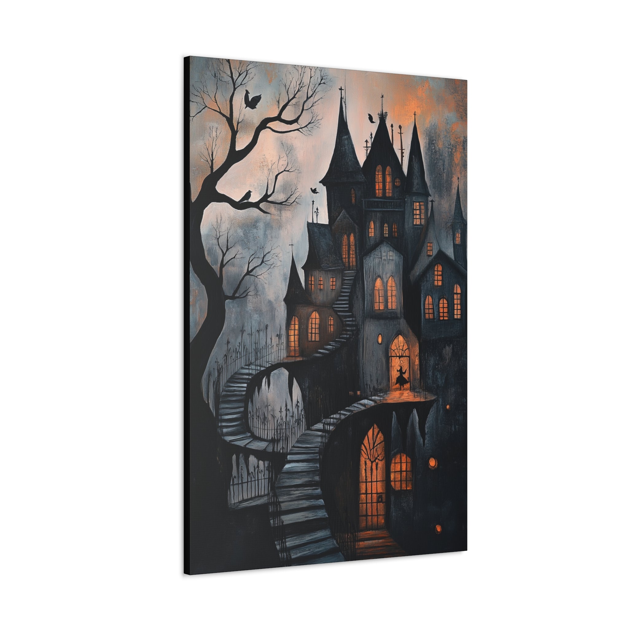 Shadow Town Canvas Print