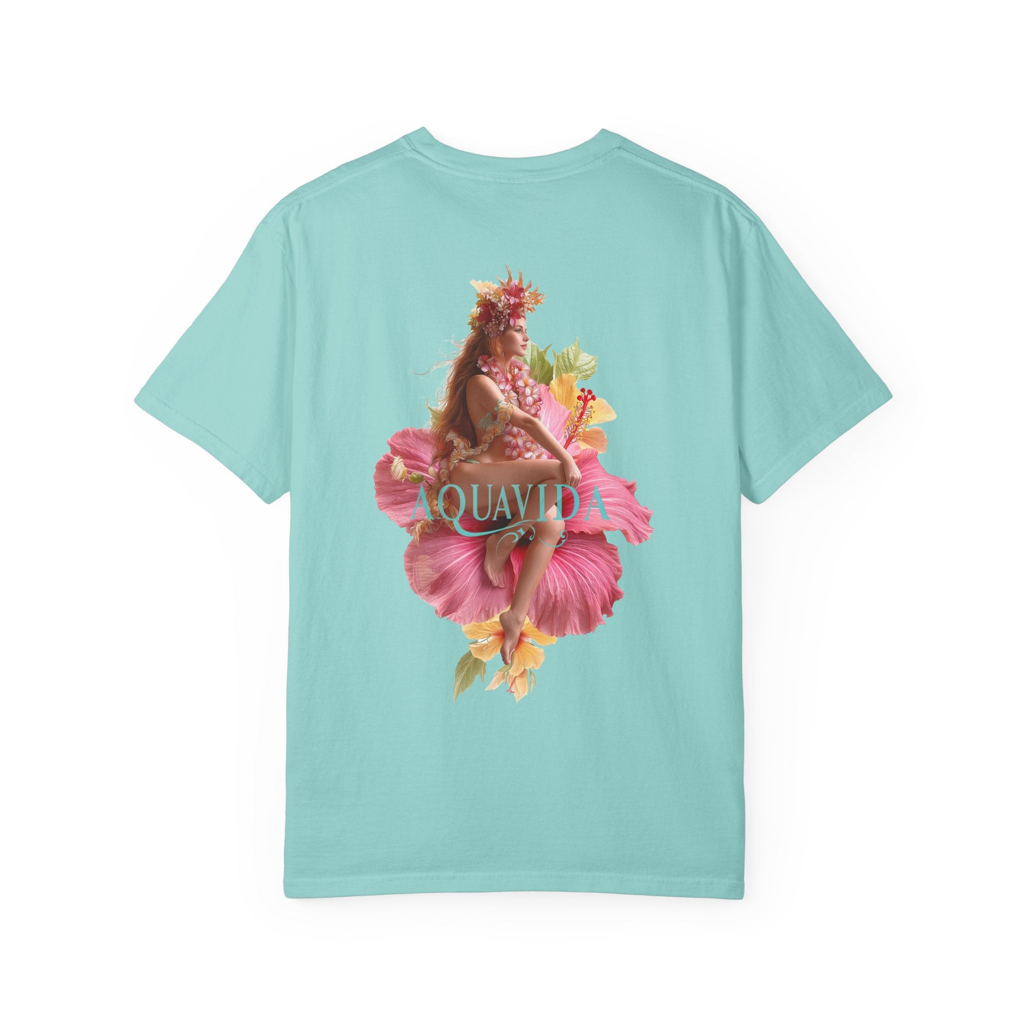 BEAUTY IN BLOOM Mens AQUA VIDA Short Sleeve Tee