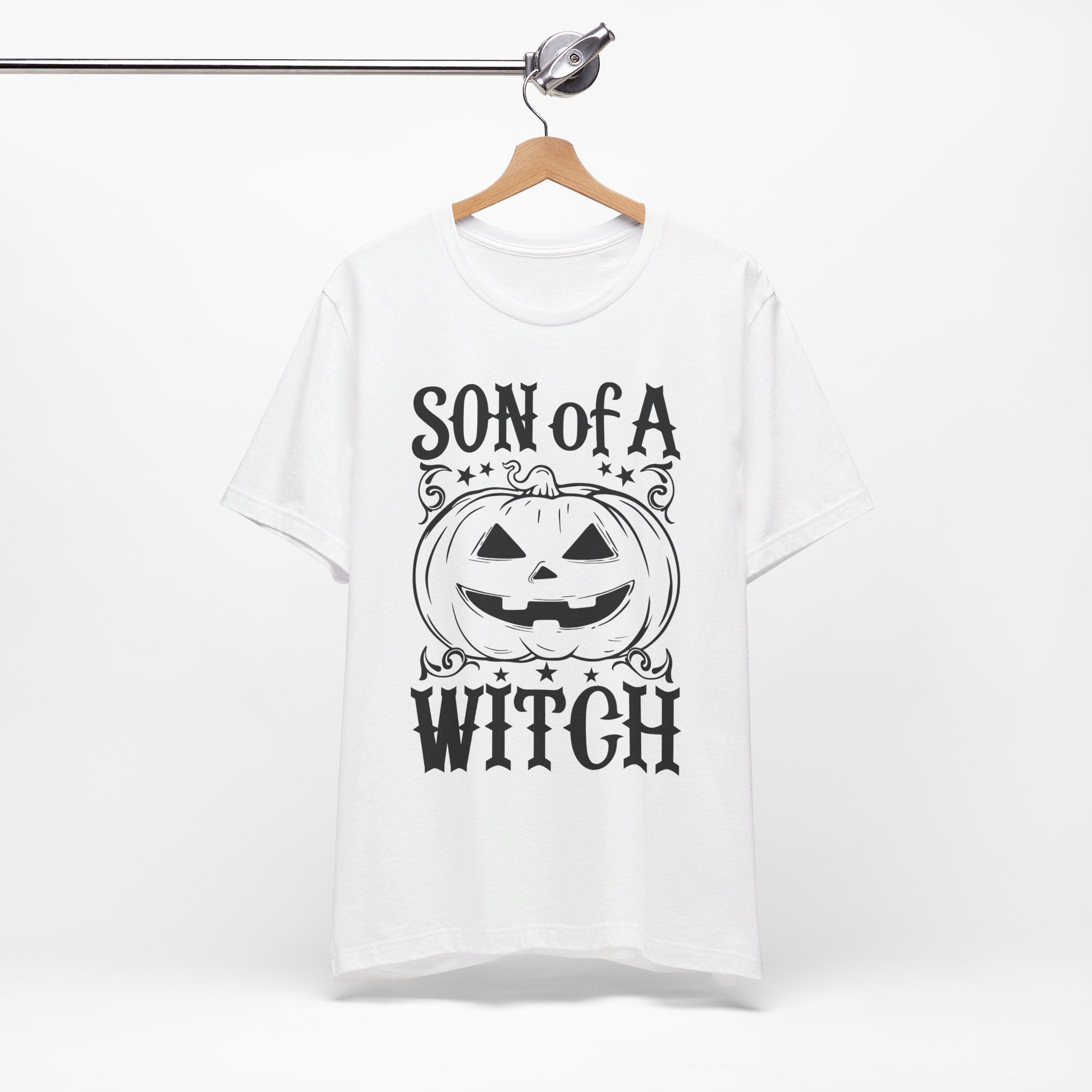 Son Of A Witch Dark Mens Halloween Booteek Jersey Short Sleeve Tee