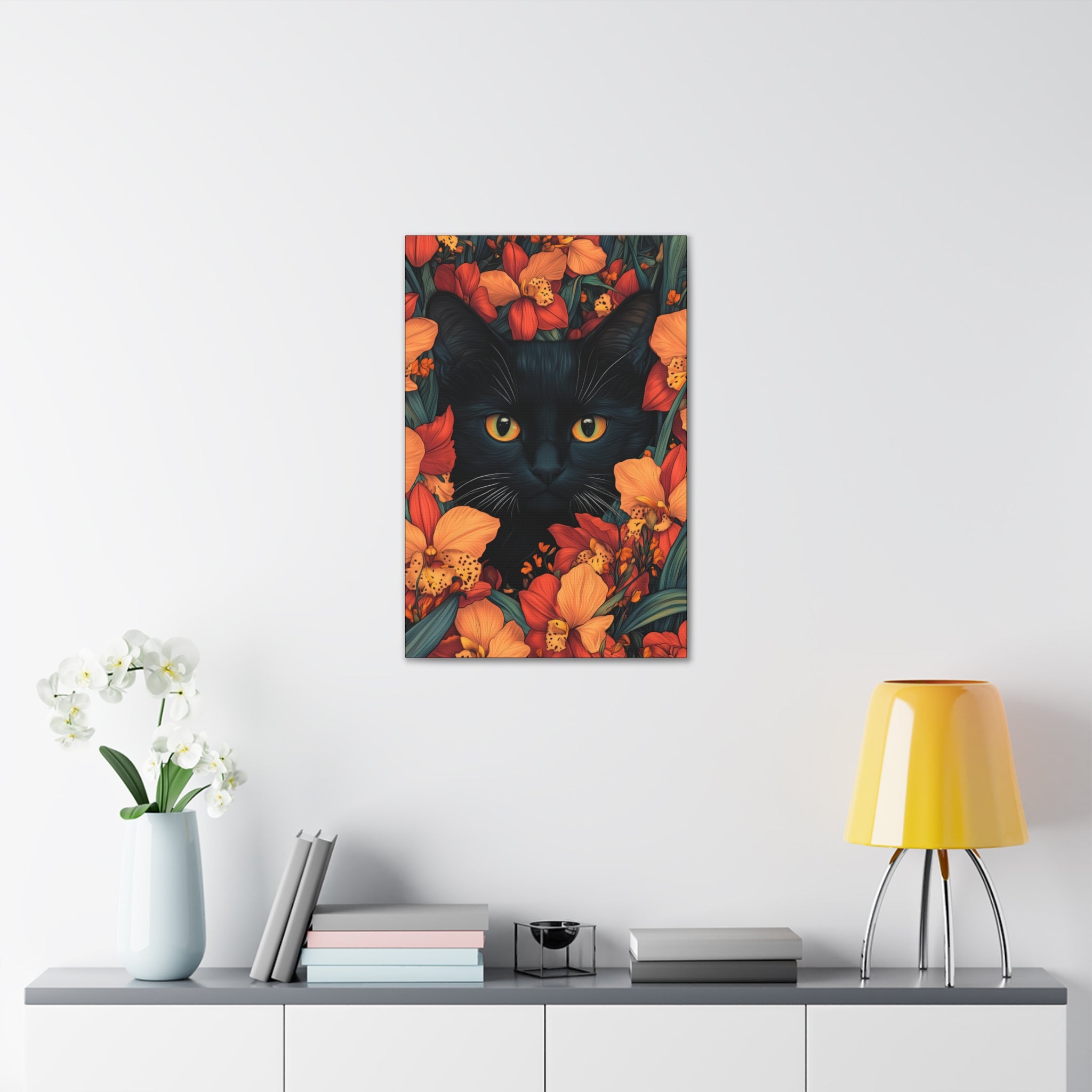 Purrfect Gaze Canvas Print