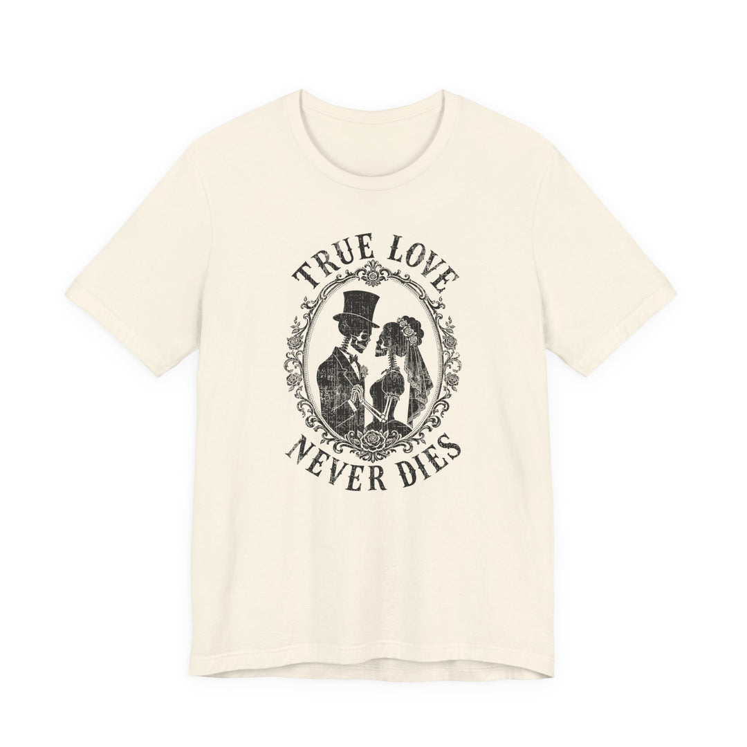 True Love Never Dies Skeleton Silhouettes Women&