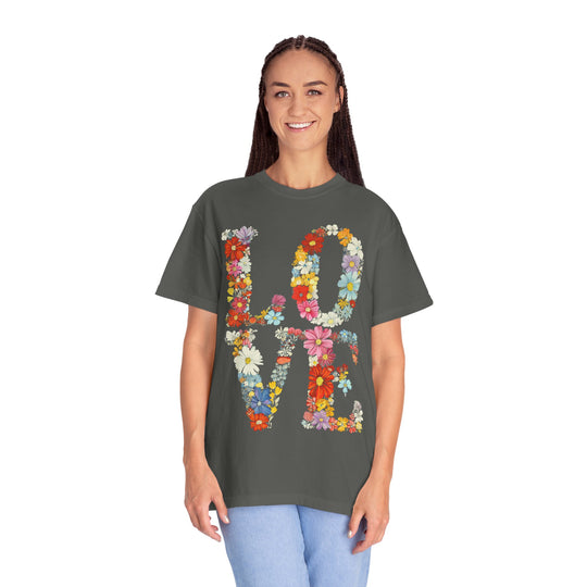 Floral LOVE Letters Womens L&