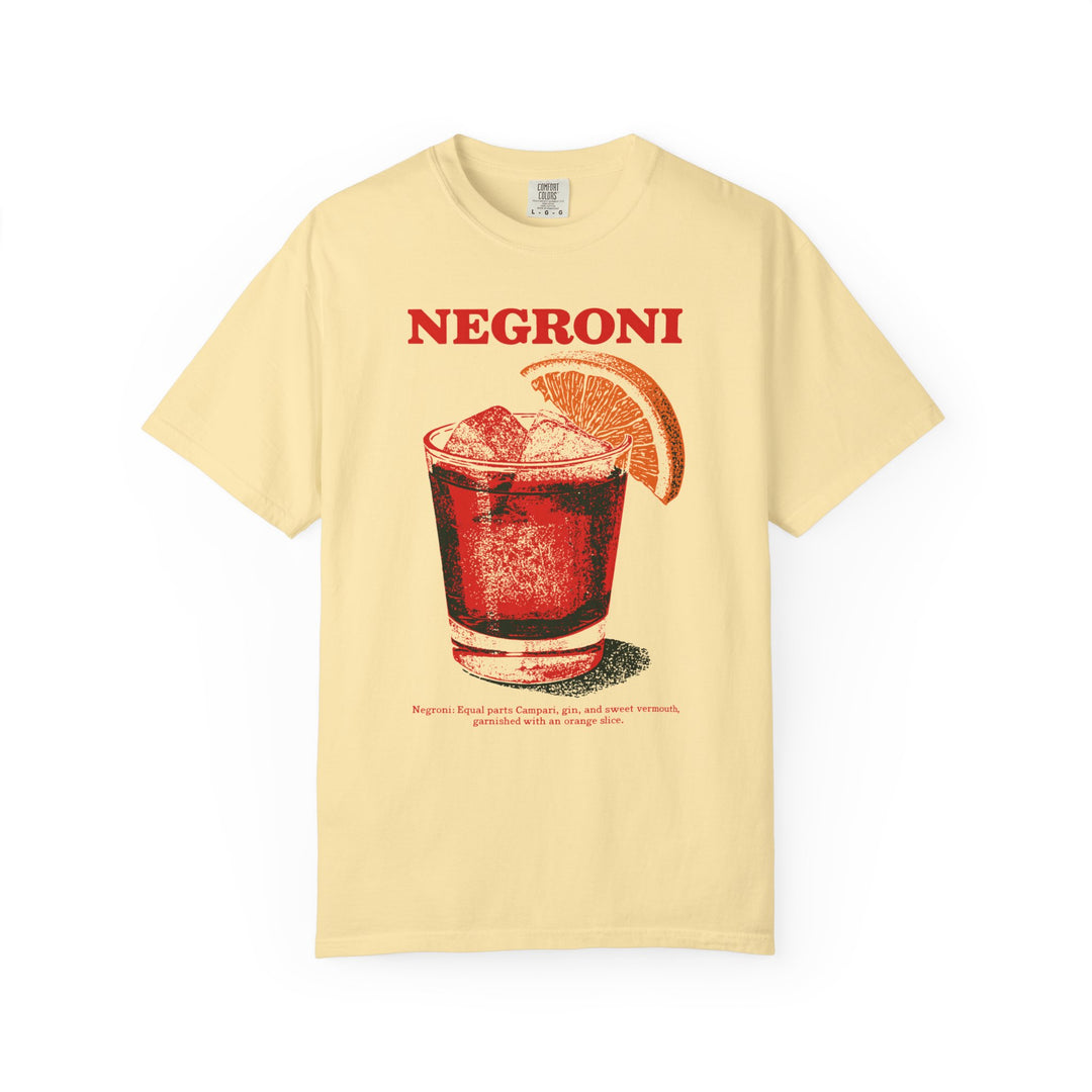 Negroni Cocktail Vintage Mens WUNDERLAND Vibes Short Sleeve Tee