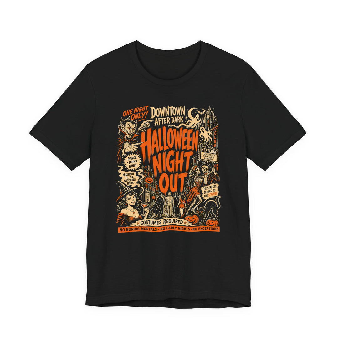 Halloween Night Out — Retro Spooky Poster Women&