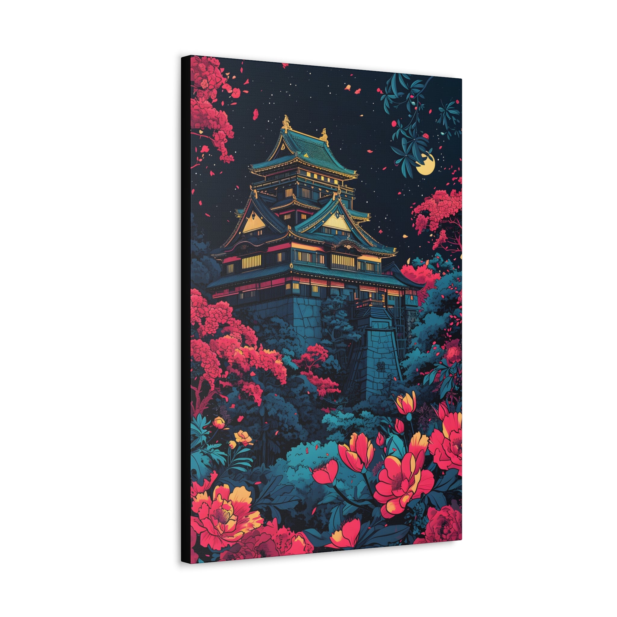 Under the Osaka Moon Canvas Print