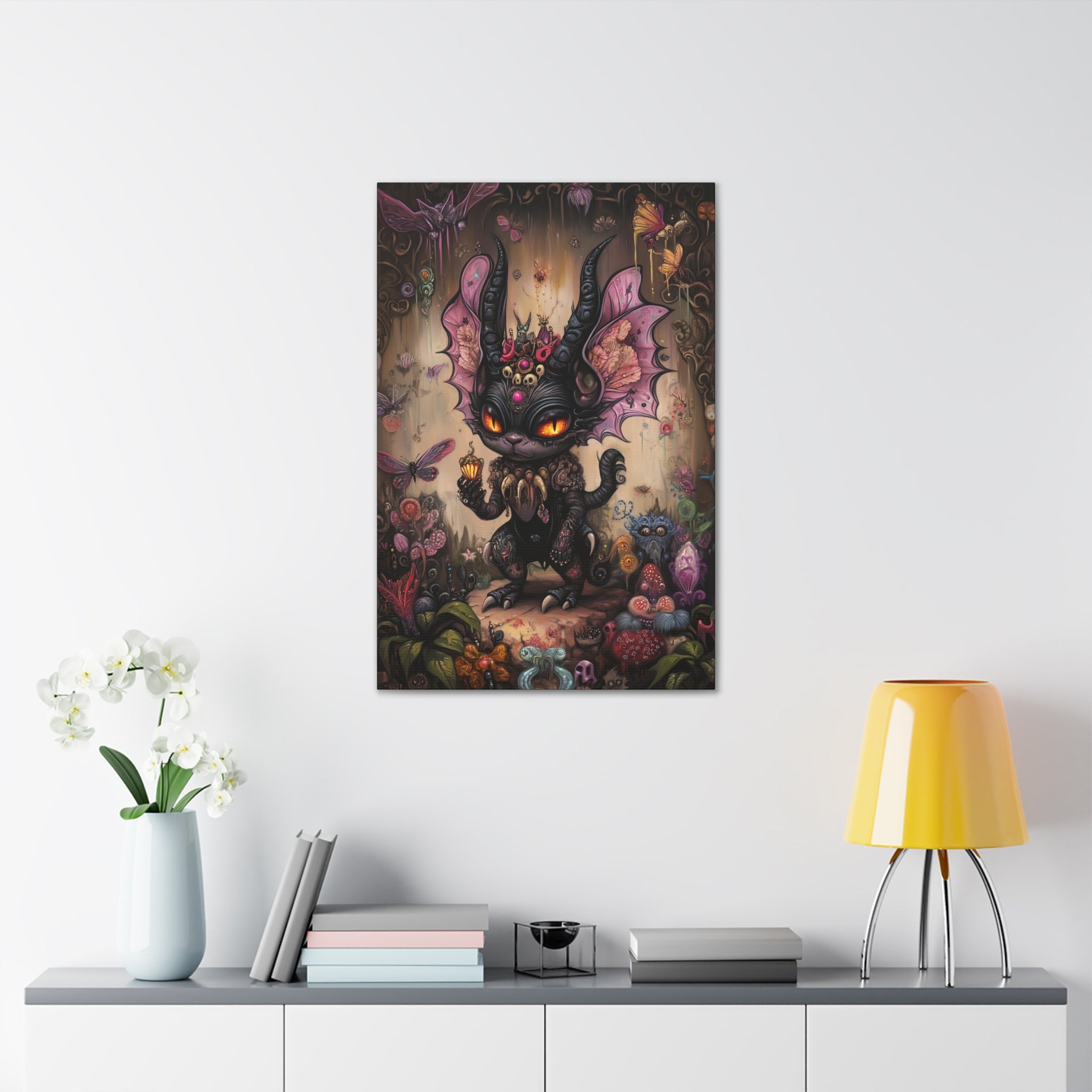 Dwelling In The Deep Dark Canvas Print