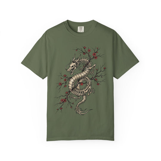 Beast And Blossoms Dragon Tattoo Menss ATOMYK Short Sleeve Tee