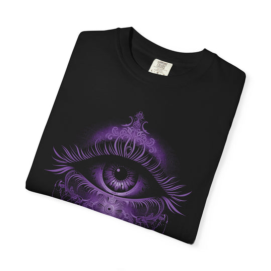 Jeweled Eye Womens WUNDERLAND Halloween Booteek Short Sleeve Tee