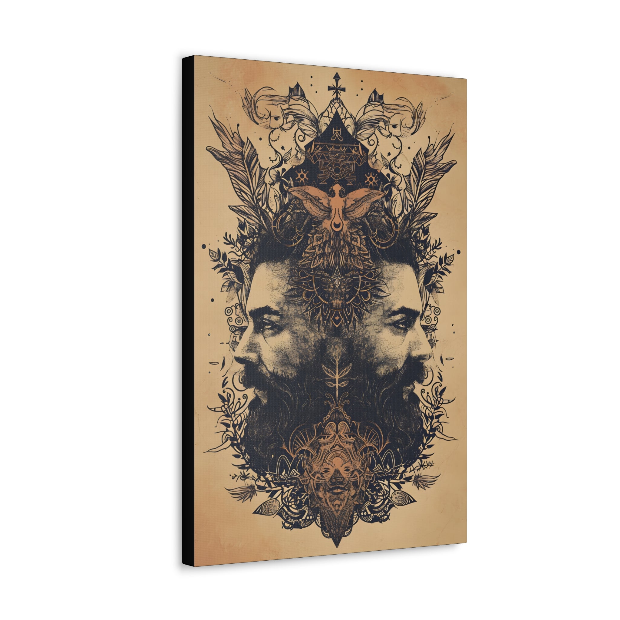 Dualing Duality Canvas Print