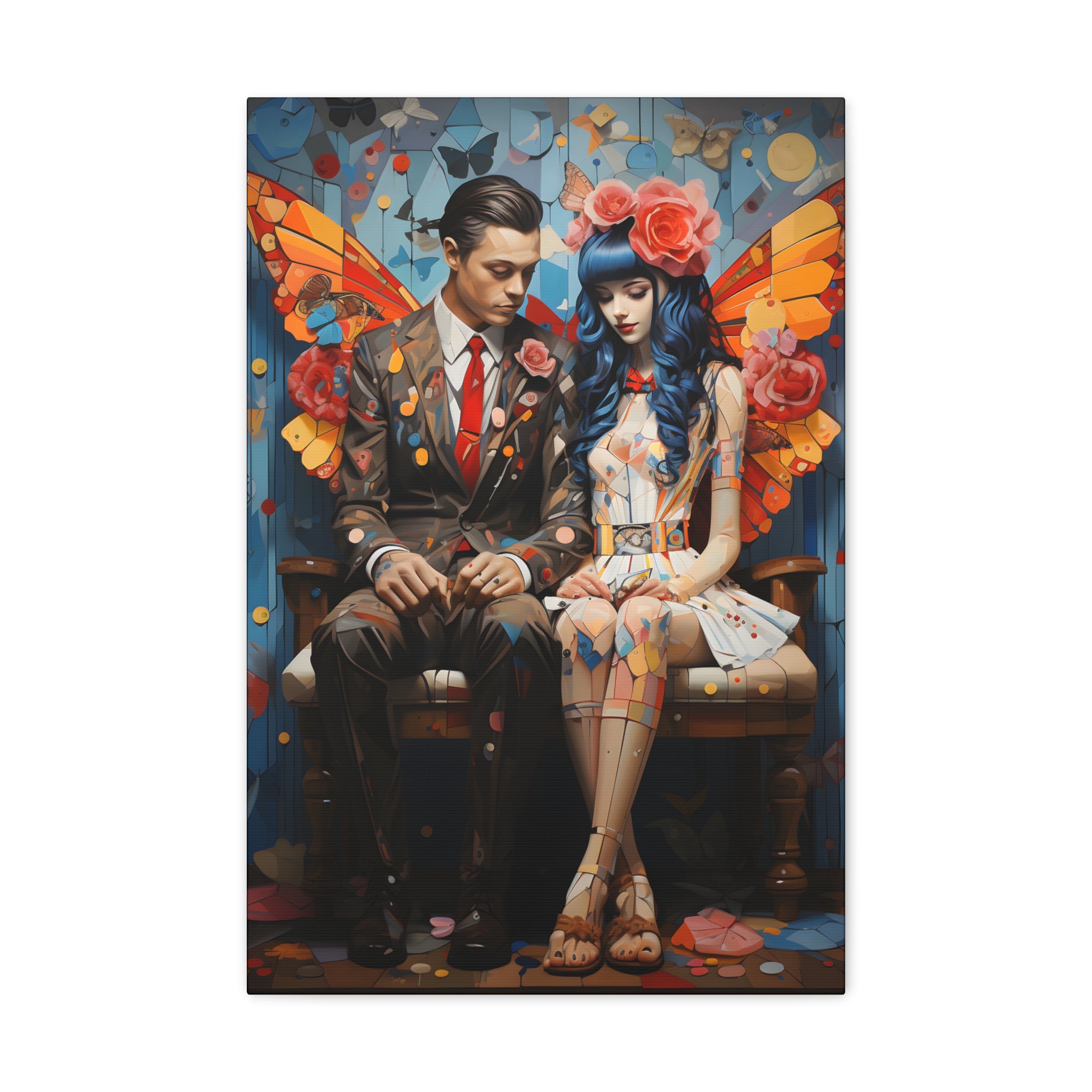 Shivers and Butterflies Canvas Print