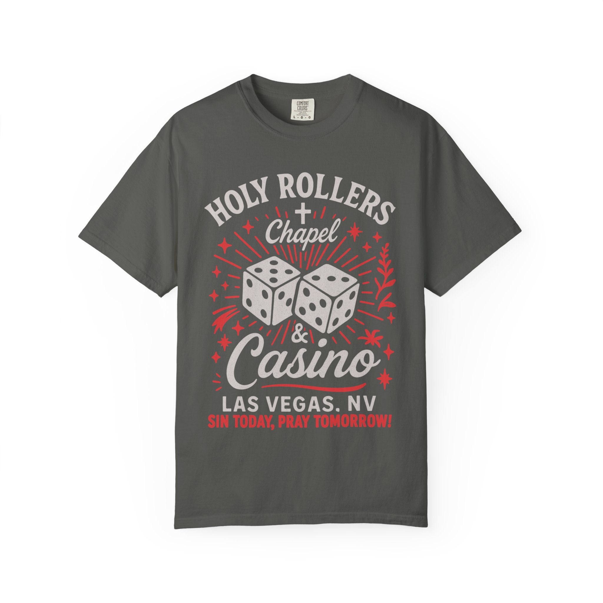 HOLY ROLLERS CASINO Mens WUNDERLAND Short Sleeve Tee