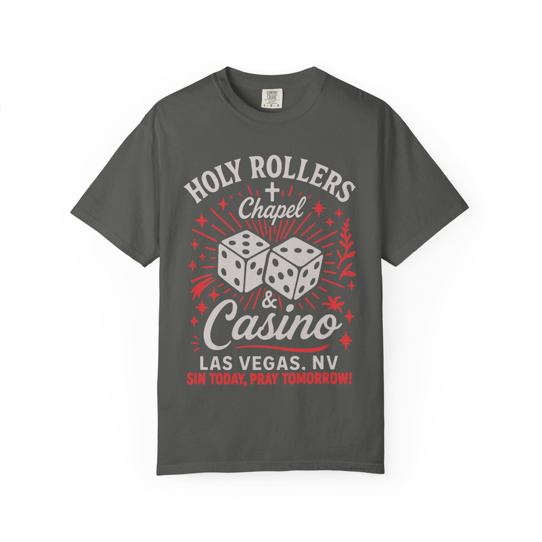 HOLY ROLLERS CASINO Mens WUNDERLAND Short Sleeve Tee