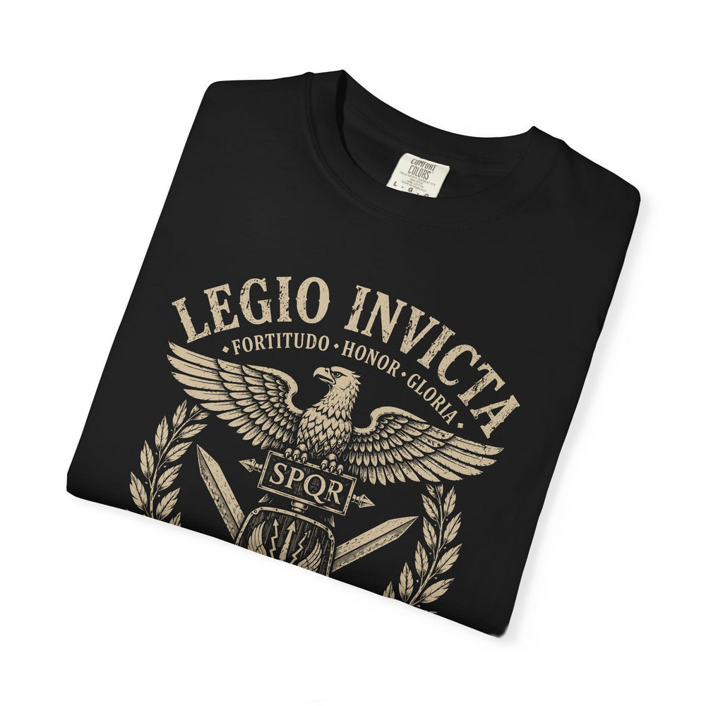 Legio Invicta Roman Eagle Strength, Honor, Glory  Mens WUNDERLAND Heritage Short Sleeve Tee