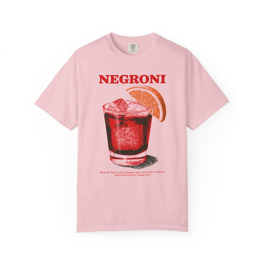Negroni Cocktail Vintage Mens WUNDERLAND Vibes Short Sleeve Tee