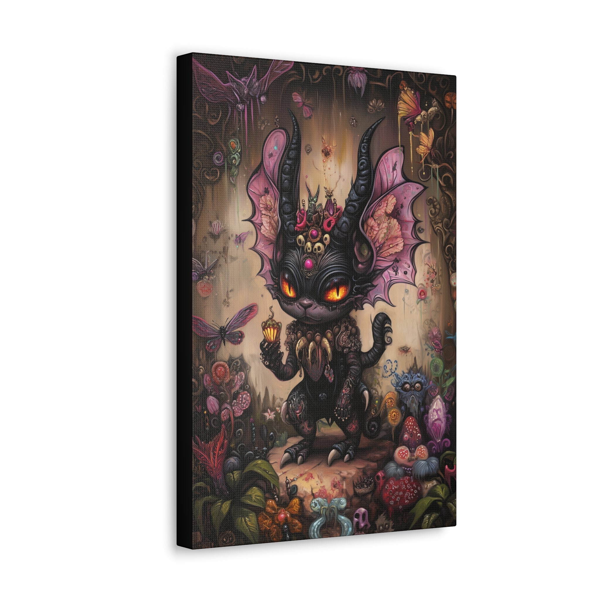 Dwelling In The Deep Dark Canvas Print