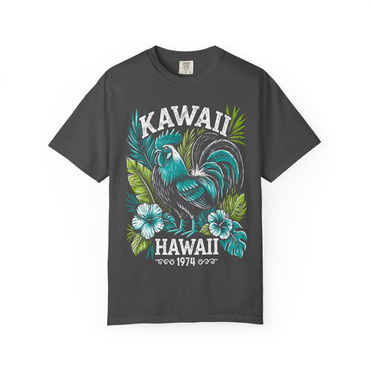 Kawaii Hawaii Tropical Rooster Mens AQUAVIDA Short Sleeve Tee