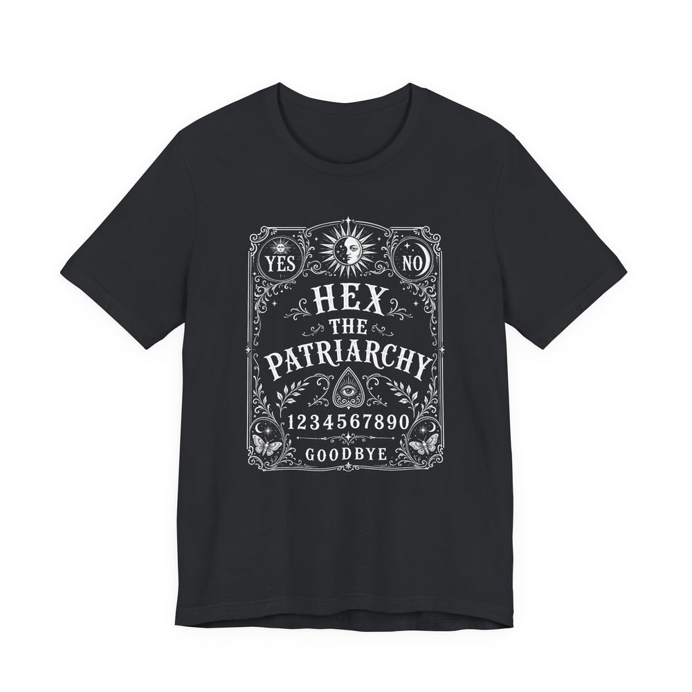 "Hex the Patriarchy" Ouija-Inspired Women's Halloween Classic Fit Tee