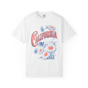 California Summer Surf Womens L'Atomique Relaxed Fit Comfort Colors Graphic Tee