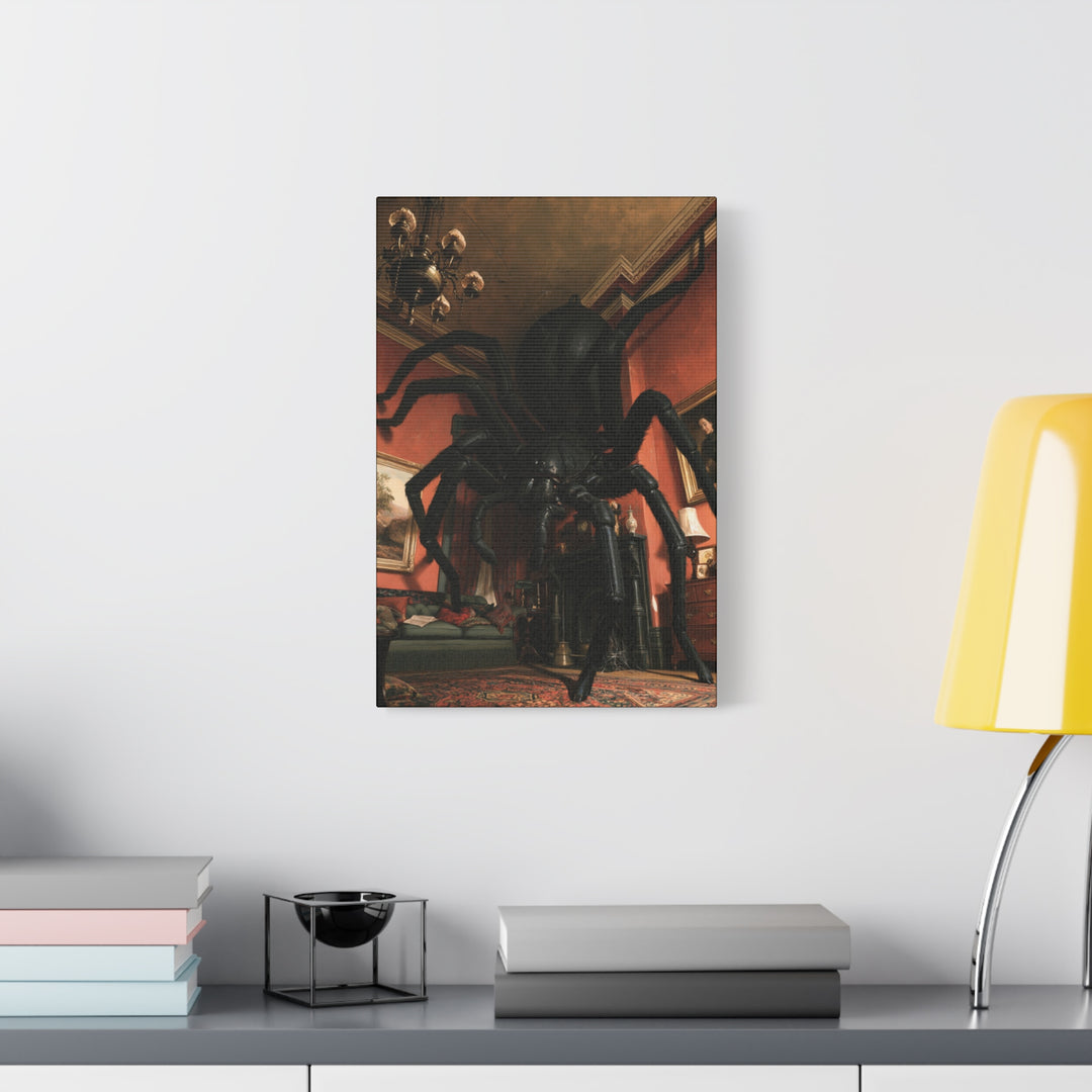 Creeping Spider Gothic Horror Canvas Wall Art