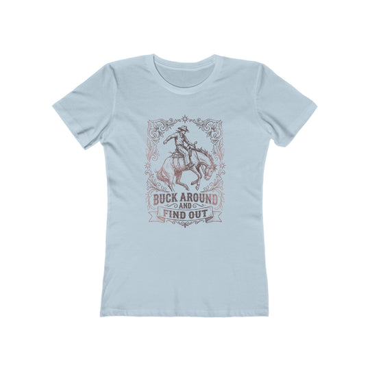 Buck Around Rodeo Western Cowgirl Womens L&