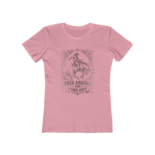 Buck Around Rodeo Western Cowgirl Womens L&