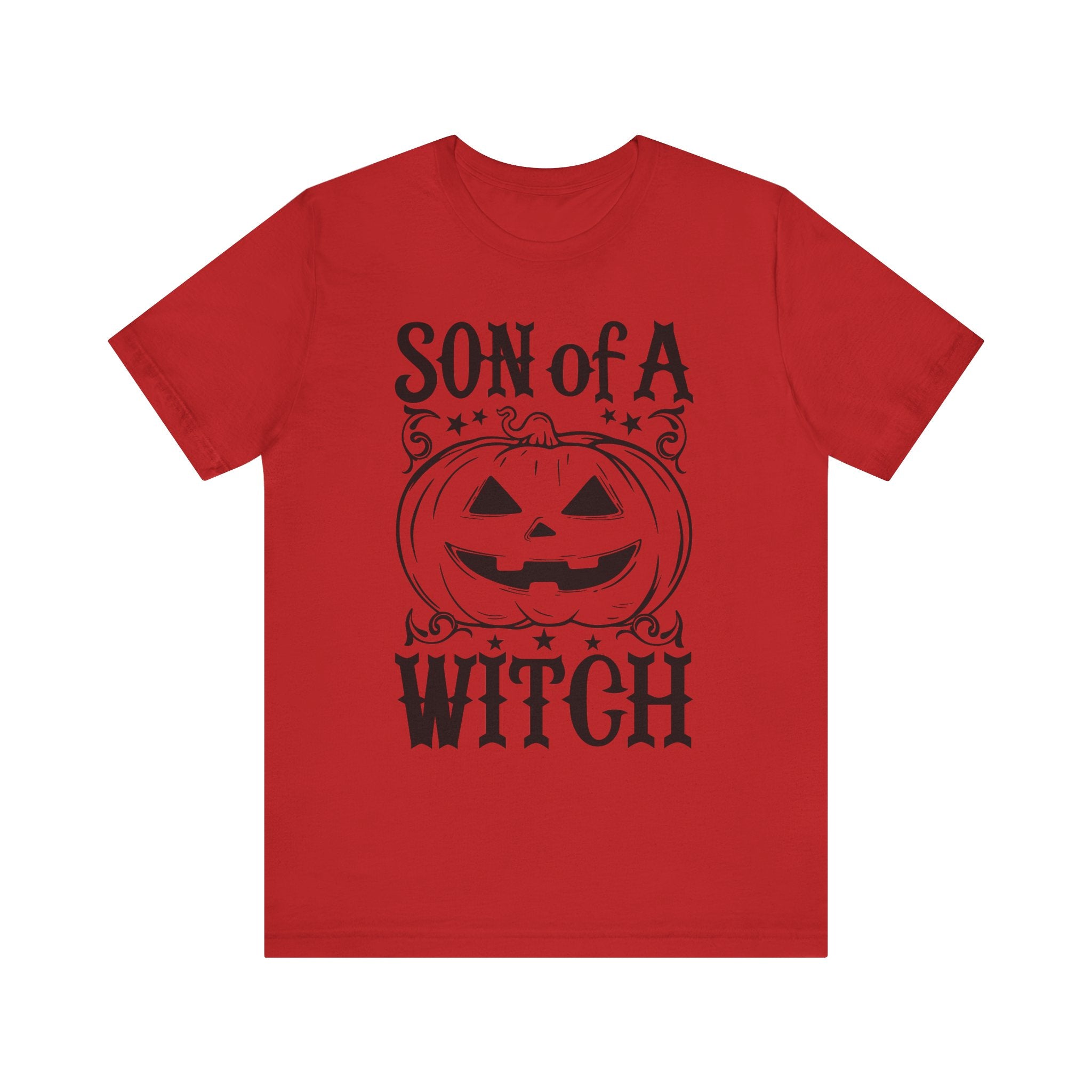 Son Of A Witch Dark Mens Halloween Booteek Jersey Short Sleeve Tee