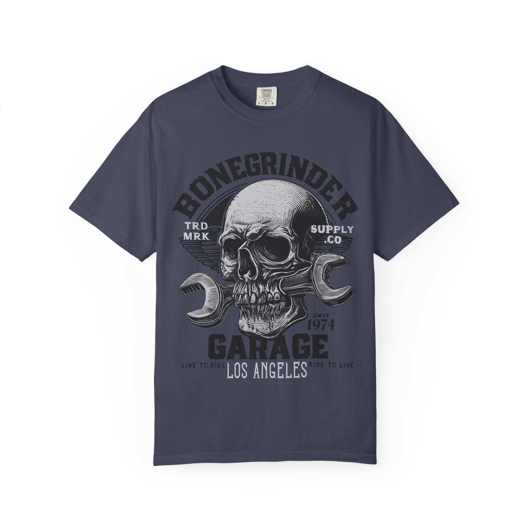 BONEGRINDER GARAGE Mens WUNDERLAND Short Sleeve Tee