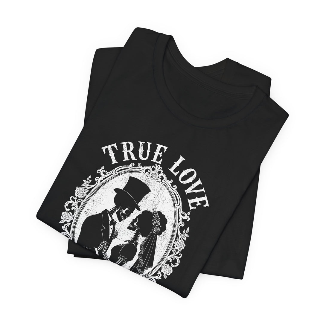 True Love Never Dies Skeleton Silhouettes Women&
