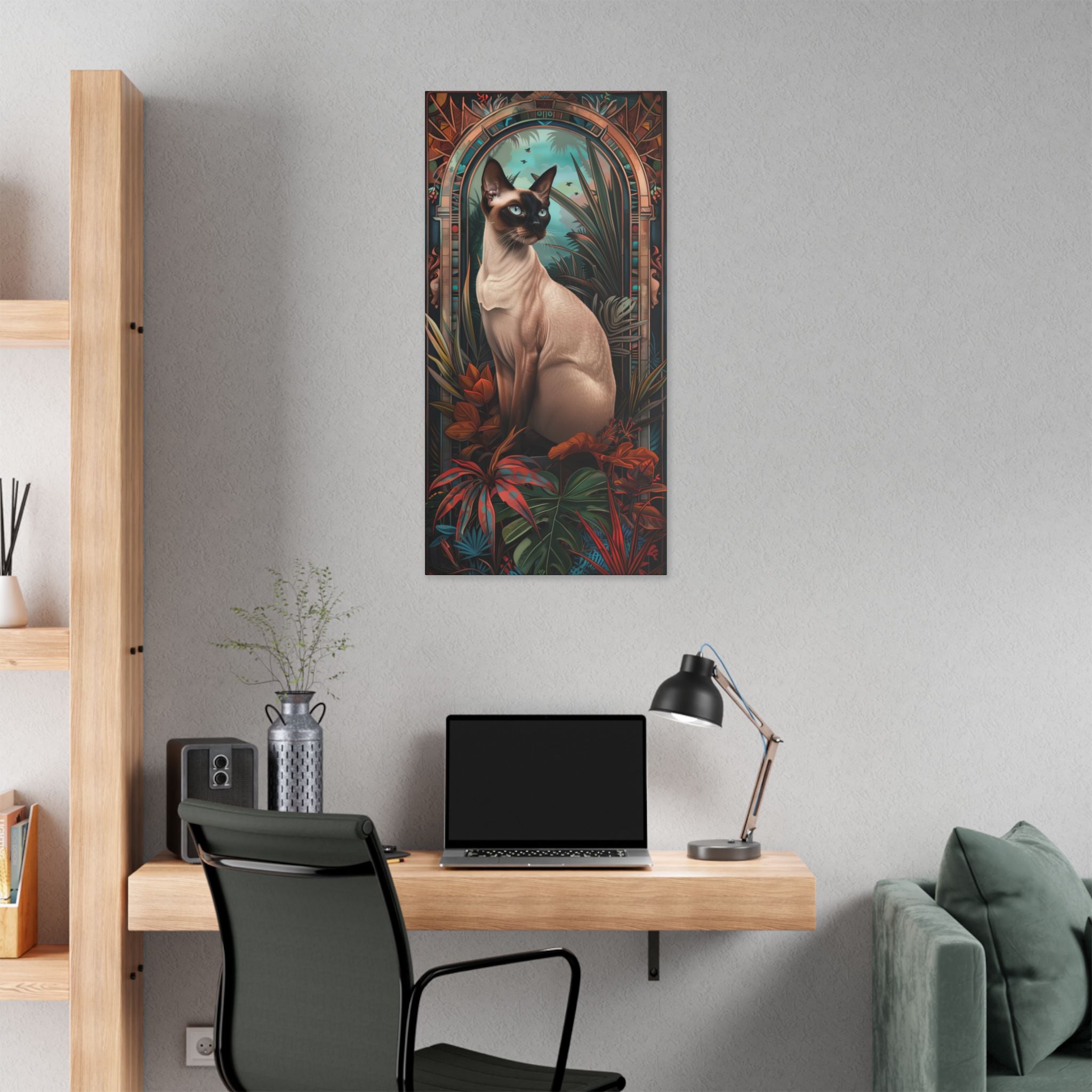 Perched In Paradise Canvas Print