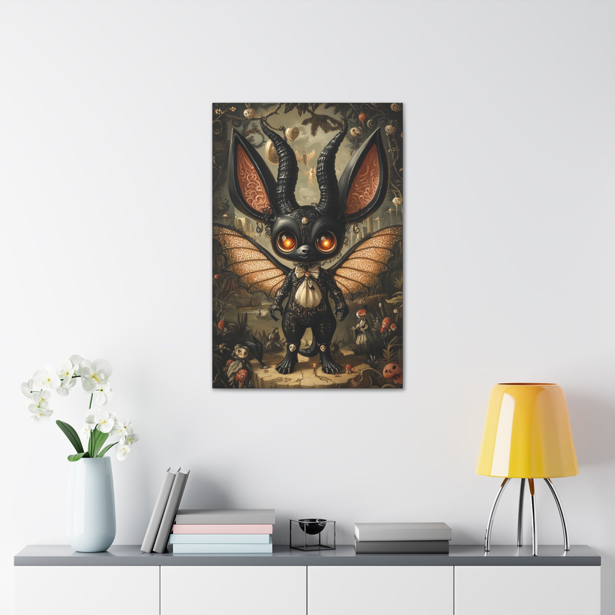 Dwelling In A Dark Fable Canvas Print