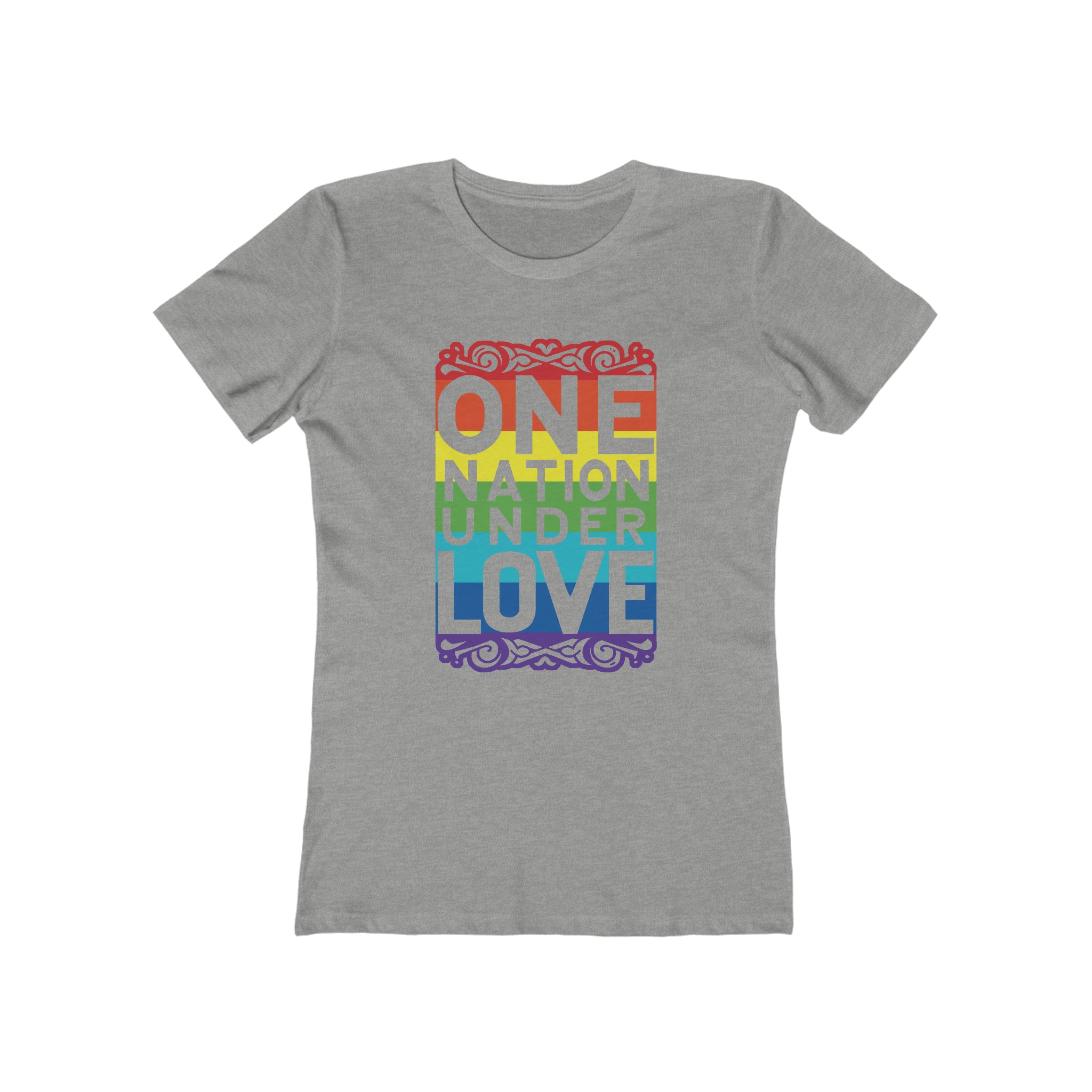 One Nation Under Love Womens Pride 24 Graphic Tee