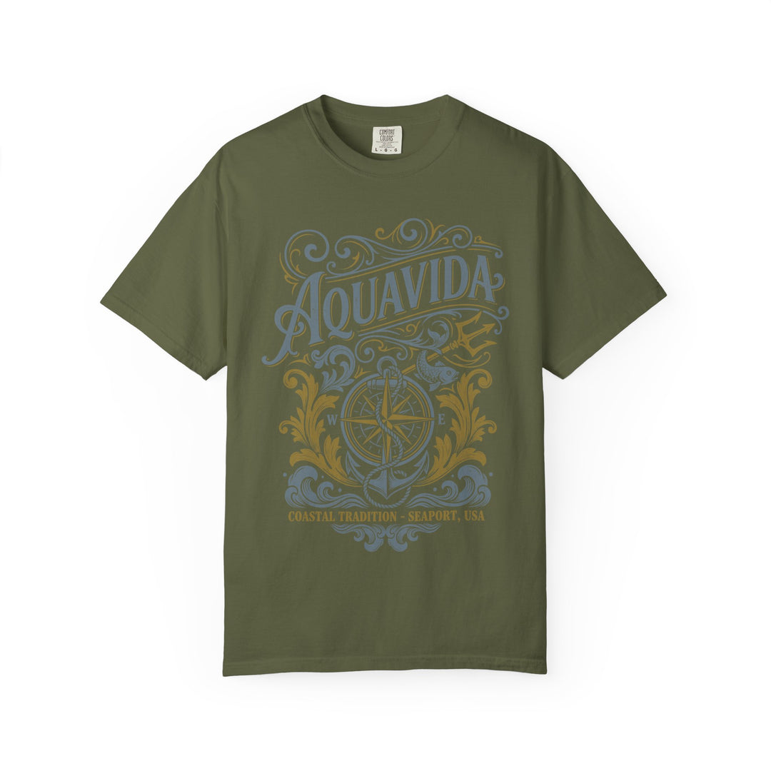 Coastal Tradition Mens AQUA VIDA Short Sleeve Tee