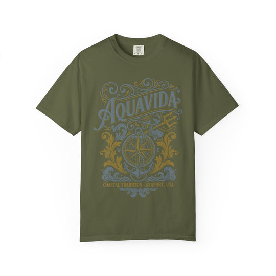 Coastal Tradition Mens AQUA VIDA Short Sleeve Tee