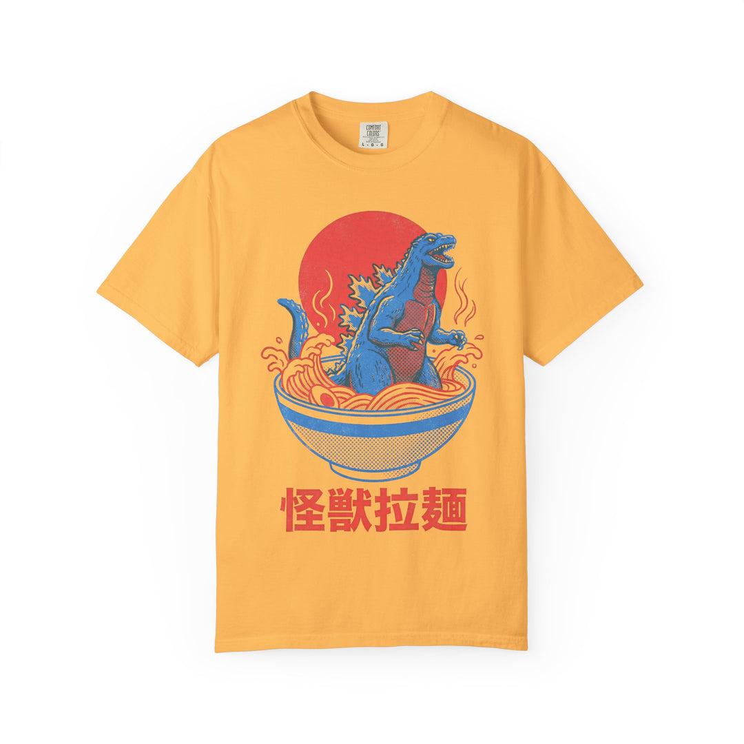 Ramen Kaiju Vintage Poster Mens WUNDERLAND Vibes Short Sleeve Tee
