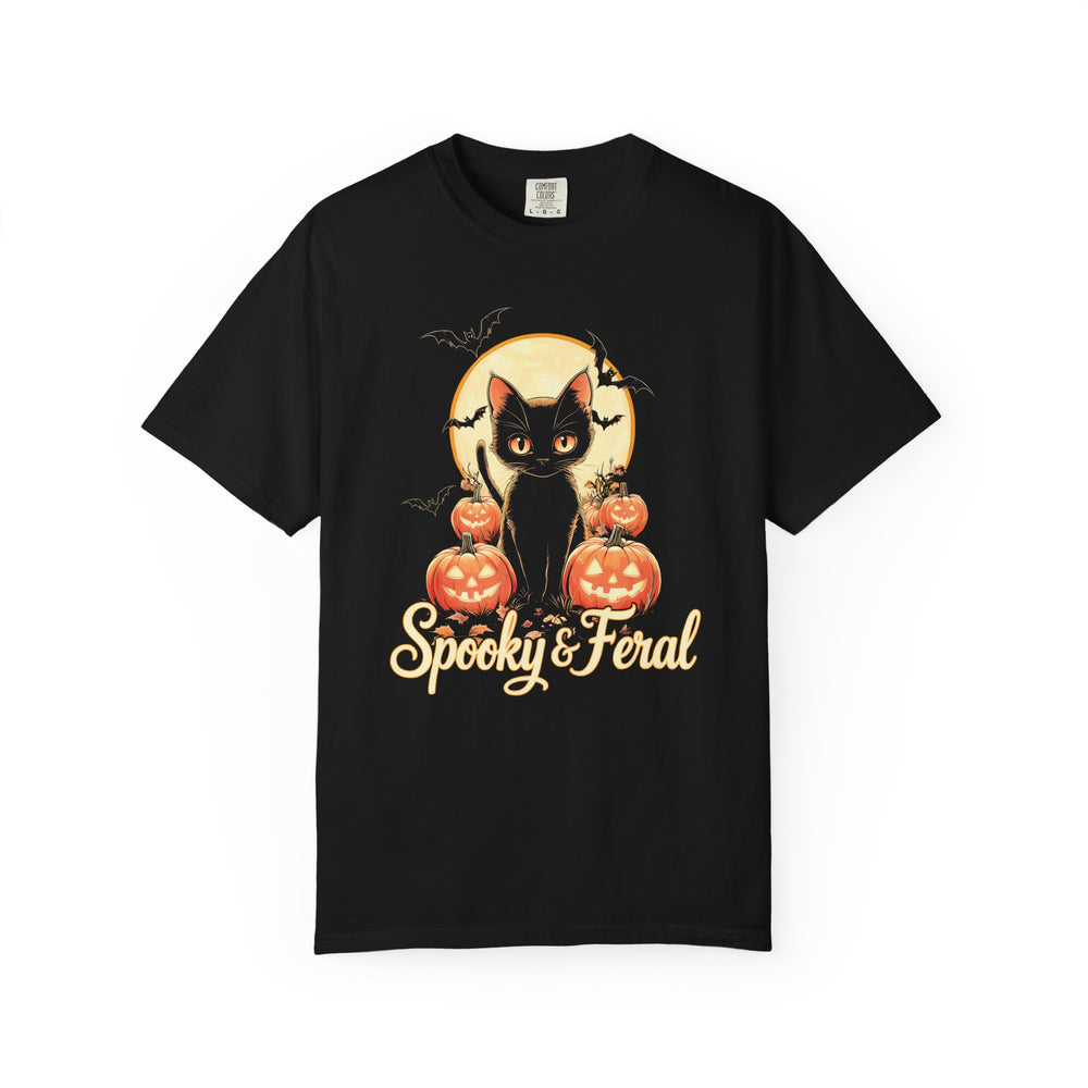 Spooky & Feral Womens WUNDERLAND Backyard Dept Halloween Booteek Short Sleeve Tee