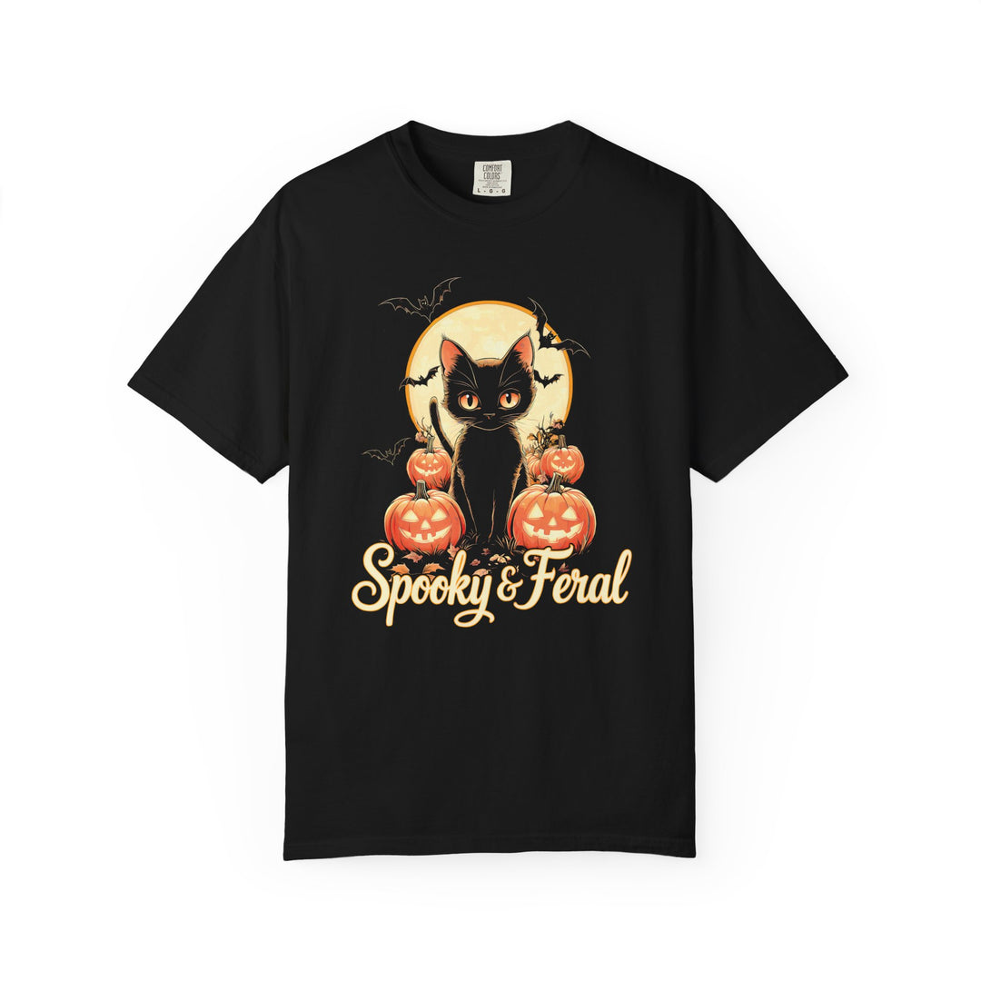 Spooky & Feral Womens WUNDERLAND Backyard Dept Halloween Booteek Short Sleeve Tee